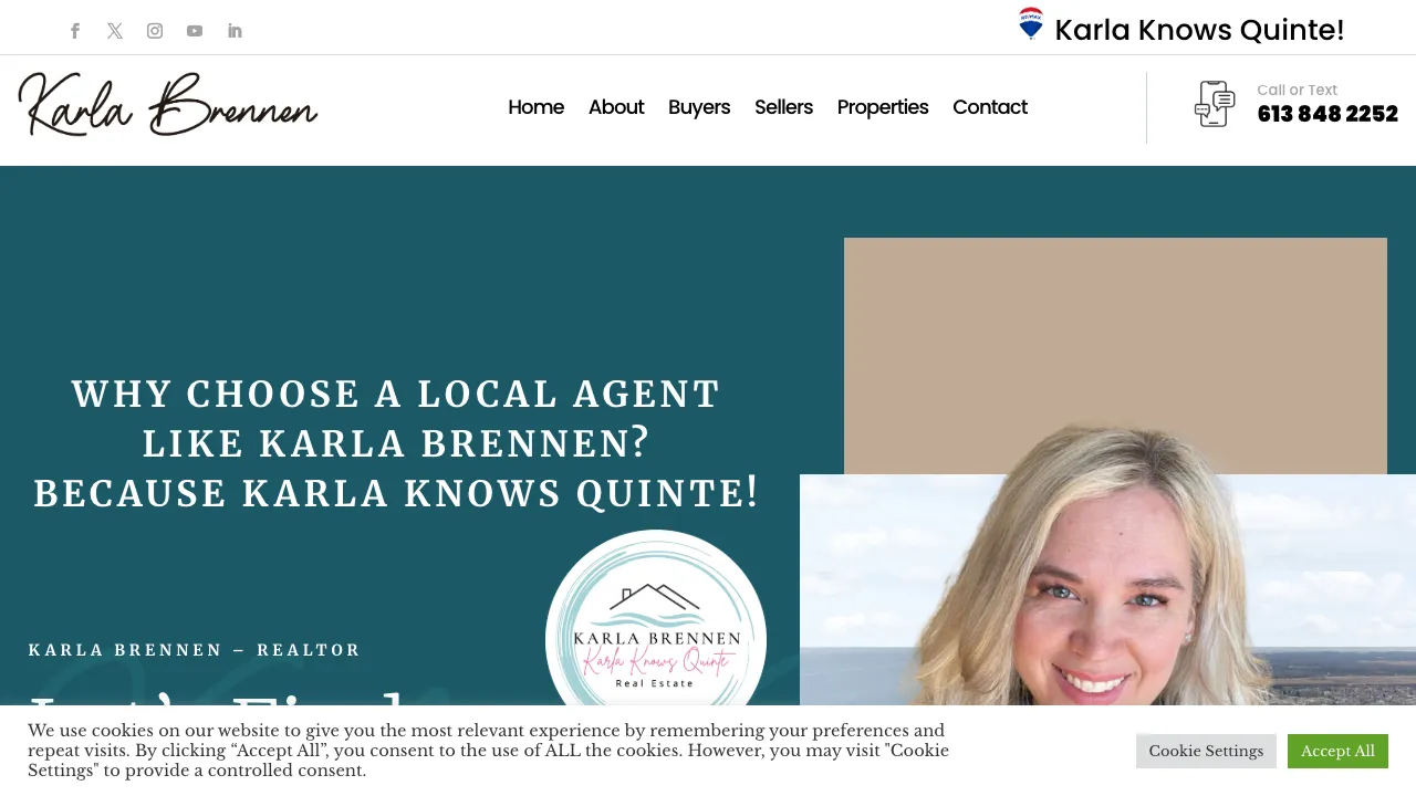 Karla Knows Quinte website
