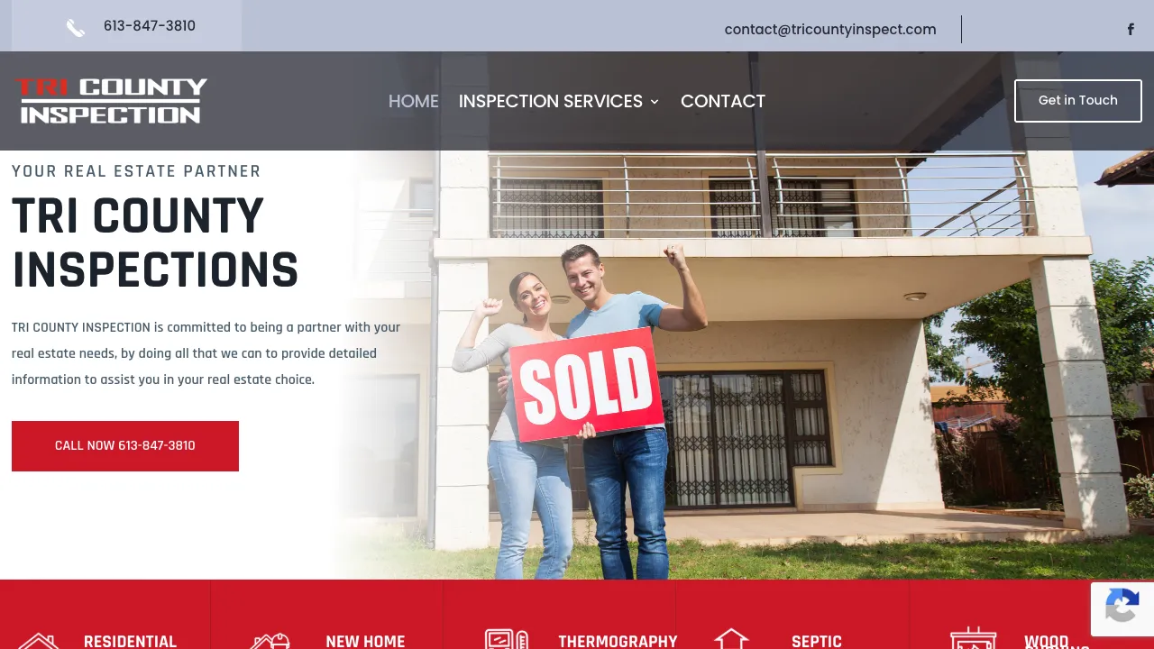 Tri-County Inspections website